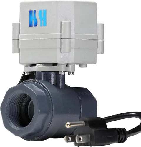 Vista 23 de 1/2" 3/4" 1" 110-230VAC Válvula de Bola Eléctrica Motorizada Normalmente Cerrada/Abierta CF8/Acero Inoxidable 304 Con Enchufe de EE. UU.