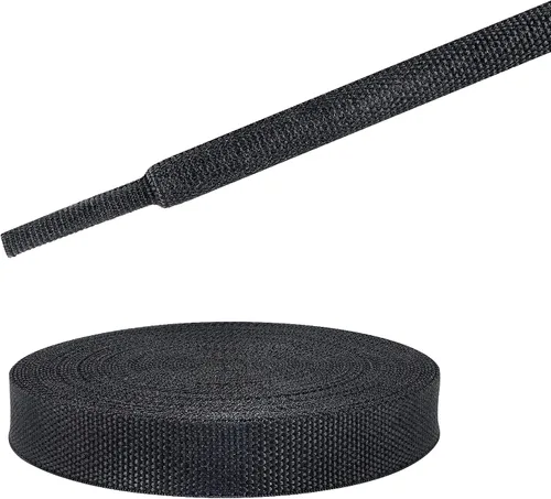 Vista 37 de Tubo de tela trenzada termorretráctil 2 en 1, ajuste ideal para manguera/cable/alambre de forma irregular (1-1/8 pulgadas, 14 pies)