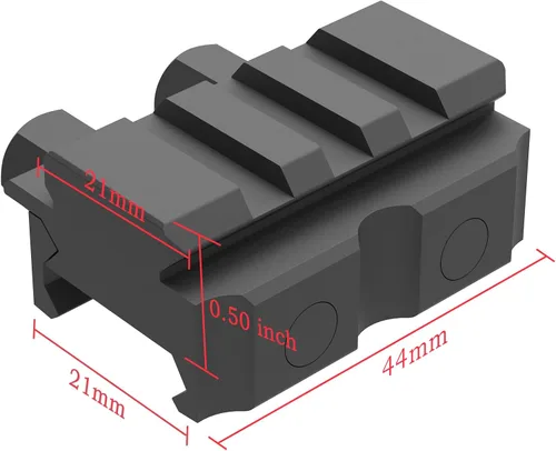 Vista 3 de Optics Riser Picatinny Rail Riser for Optics or Red Dot Riser Mount