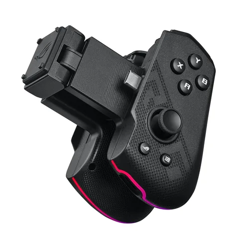 Vista 11 de ASUS ROG Tessen Mobile Gaming Controller – Android Phones ONLY, Foldable, Compact, Wired USB-C, Programmable, Fast Charging, RGB – for Call of Duty