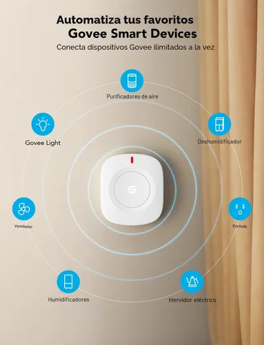 Vista 4 de GoveeLife Botón Sensor Inteligente Mini Inalámbrico, Control de Grupo para Múltiples Dispositivos, Botón de Control Versátil, Alimentado por