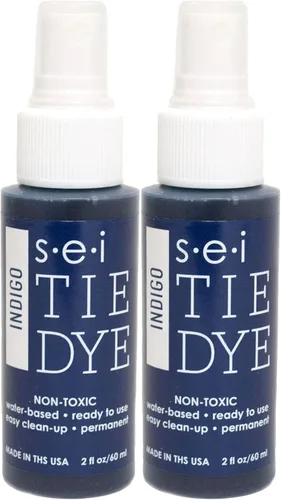 Vista 64 de S.E.I. Botella de Spray de Tie Dye del 4 de Julio: 2oz. Spray de Tinte para Tela No Tóxico, Tinte Permanente para Ropa DIY, Un Paso, Suministros