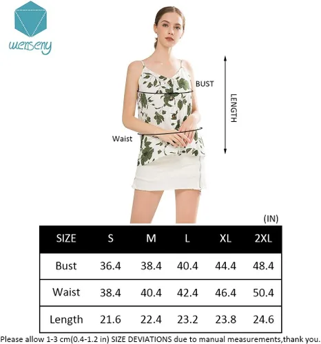 Vista 6 de Strappy Tank-Tops for Womens Floral-Prints Button-Down V-Neck Sexy Sleeveless-Blouses Casual Cami-Shirts