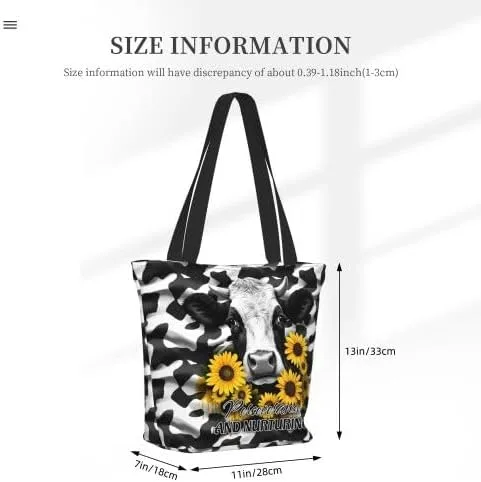 Vista 3 de Tiger King Print Canvas Tote Bolsa de comestibles Bolsos con estampado de tigre Bolsas de hombro