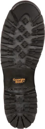 Vista 2 de Botas de trabajo impermeables para hombre Georgia Boot con cordones de punta a punta Marrón (Soggy Brown)