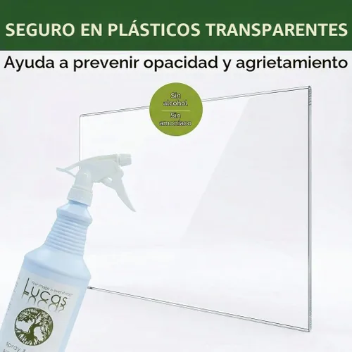 Vista 3 de Lucas - Limpiador de plástico acrílico sin rayas en aerosol
