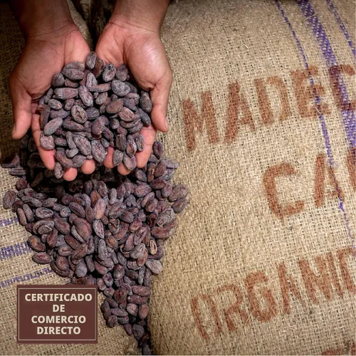 Vista 7 de Beyond Good Chocolate Chocolate Negro Puro 70% para Derretir, Paquete de 7 oz Orgánico USDA, Comercio Directo, Vegano, Kosher, Sin OGM