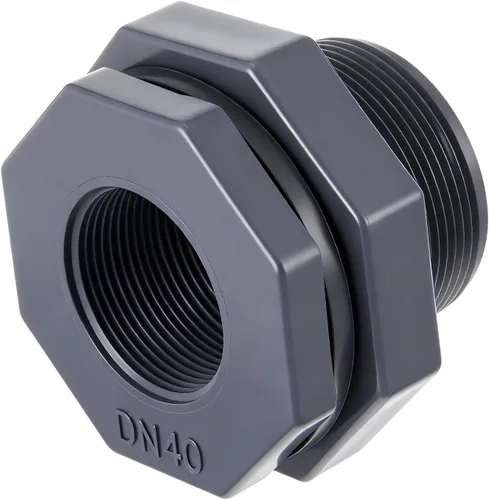 Vista 11 de 4 unids 1 pulgada mamparo montaje PVC Npt tanque conector
