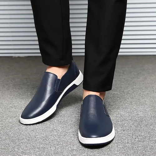 Vista 6 de Zapatos Oxford casuales para hombre, zapatos de vestir con cordones, cómodos zapatos deportivos de moda