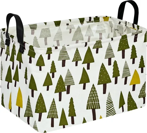 Vista 33 de Cesta de almacenamiento vacía para niños, organizador de almacenamiento impermeable de béisbol, cestas plegables con asas para mujeres, cesta