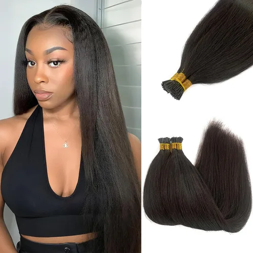 Vista 36 de Extensiones de cabello con micro puntas, 16 pulgadas, balayage, color #18, rubio beige, mezclado #60 rubio platino, extensiones de cabello humano