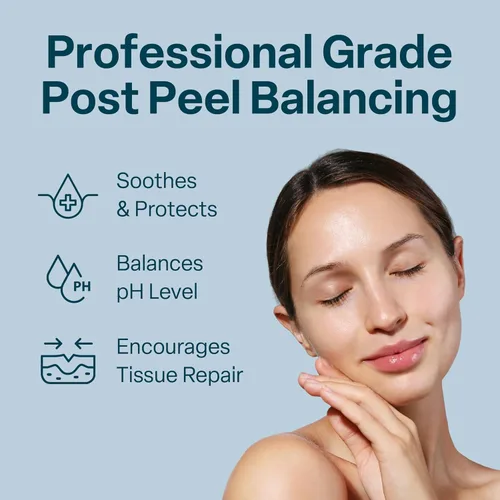 Vista 2 de Neutralizador químico de exfoliación, equilibrador de pH de la piel para cáscaras de ácido salicílico, láctico y glicólico, espray seguro y eficaz