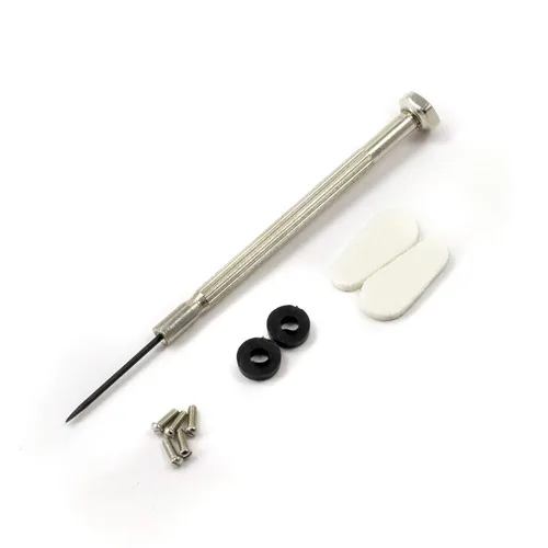 Vista 2 de Kit de reparación de vidrio de ojo compacto universal con destornillador, 11pc Fix Broken Glasses Vision Care