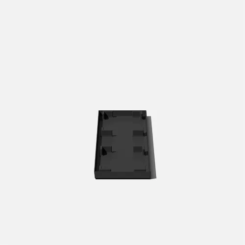 Vista 4 de Veradek Pure Series Midori - Bandeja negra de 39 pulgadas (paquete de 2)