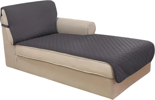 Vista 121 de U-NICE HOME Funda para sillón reclinable, reversible, con correas elásticas, resistente al agua, protege de perros y mascotas, sillón pequeño