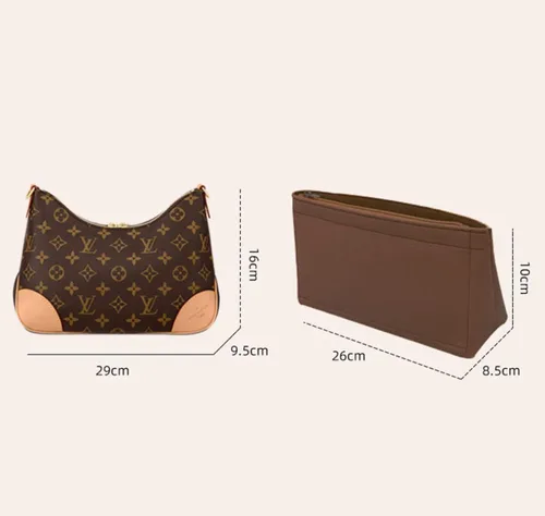 Vista 2 de Lckaey Organizador de fieltro para bolsa interior LV Boulogne 2075coffee