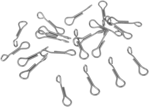 Vista 7 de Generic 40 ganchos de pesca articulados de cráneo de pescado de acero inoxidable