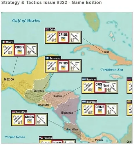 Vista 2 de Decision Games DG: Revista Estrategia y Tácticas # 322 con Banana Wars, Intervenciones de Estados Unidos en el Caribe 1898-1935, Juego de mesa