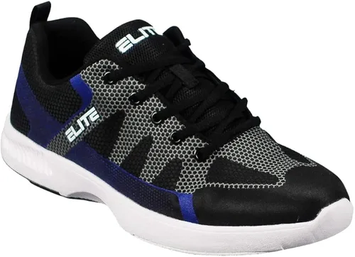 Vista 4 de ELITE Men's Peak Bowling Shoes Athletic Style Lace-Up Closure with Universal Slide Soles On Both Shoes