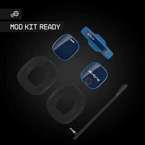 Vista 4 de ASTRO Gaming A40 TR Wired Headset + MixAmp Pro TR with Dolby Audio for PlayStation 5, PlayStation 4, PC, Mac - BlackBlue (Renewed)
