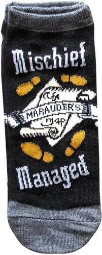 Vista 3 de Hyp Harry Potter Mischief Managed JuniorsWomens 5 Pack Ankle Socks Shoe Size 4-10