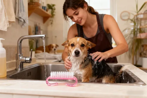 Vista 6 de Cepillos de uñas, paquete de 12 cepillos surtidos para exfoliar