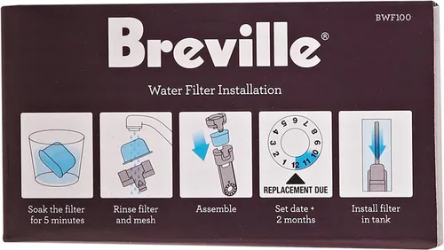 Vista 4 de Breville Filtros de agua de repuesto para carbón BWF100, paquete de 6