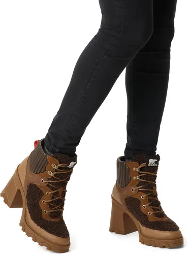 Vista 6 de SOREL Botas de encaje acogedoras con tacón Brex para mujer
