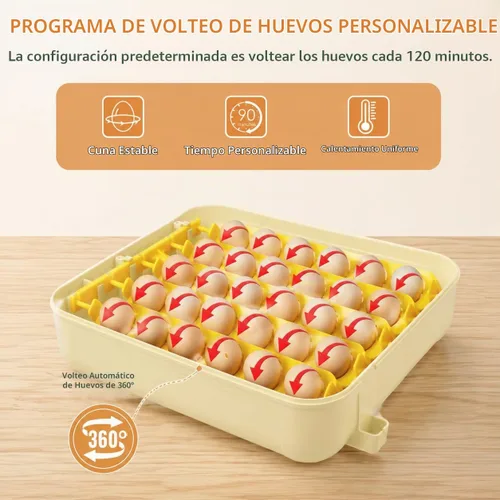 Vista 4 de Incubadoras de huevos para incubar 30 huevos con control de temperatura