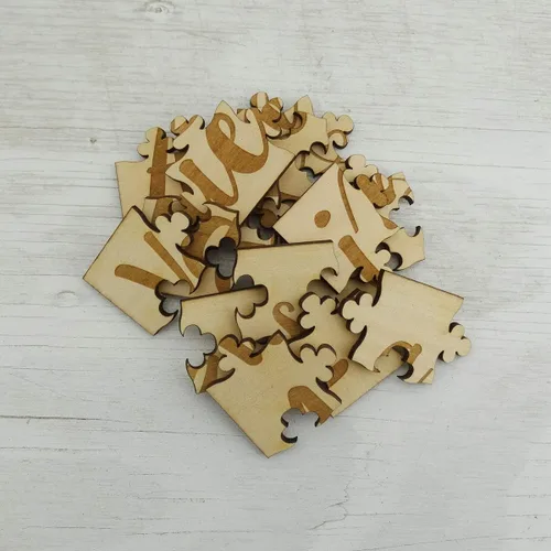 Vista 4 de Vas a ser Abuela! - Rompecabezas de 15 piezas de madera de tilo de 6 x 3.5 pulgadas, divertido y sorprendente anuncio de embarazo en español