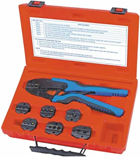 Vista 3 de S&G Tool Aid 18960 Juego de engastes para terminales de trinquete de cambio rápido