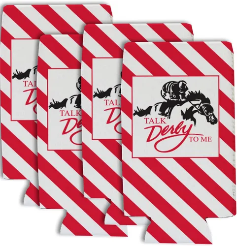 Vista 4 de VictoryStore SLIM Derby Enfriadores de latas y bebidas Derby, Talk Derby To Me Sknny - Enfriadores de latas, suministros para fiestas de carreras