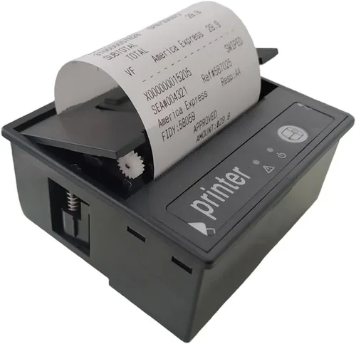 Vista 3 de Impresora térmica integrada de 2.283 in TTL de tickets impresora de puerto serie Módulo de impresión de papel de recibo térmico 9-24V