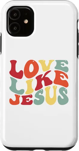 Vista 8 de Funda bíblica cristiana para iPhone 12 Pro Max Love Like Jesus