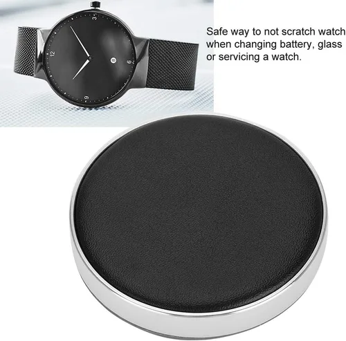 Vista 2 de Cojín de la caja del reloj, reloj de la joyería del movimiento del cojín de la caja protectora del sostenedor de la almohadilla del relojero