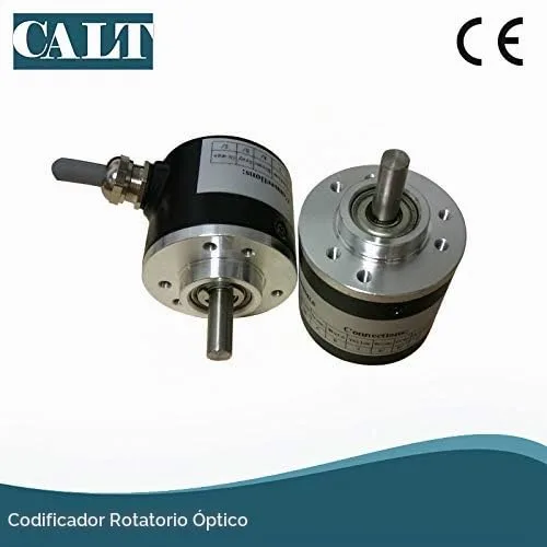 Vista 2 de CALT Codificador de eje de 0.236 in 2000 PPR Pushpull HTL Conductor de línea Salida universal Señal de 6 vías 5-26Vdc Suministro