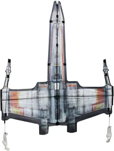 Vista 2 de WindNSun Cometa de poliéster Ripstop con licencia Star Wars R2-D2, 48 pulgadas Star Wars X-wing Fighter