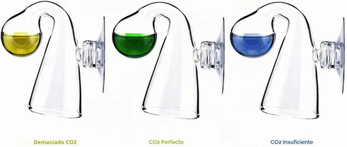 Vista 7 de NilocG Aquatics Glass CO2 - Kit de monitor de CO2 para tanque de acuario - Funcional y confiable - Verificador de gotas transparente, solución