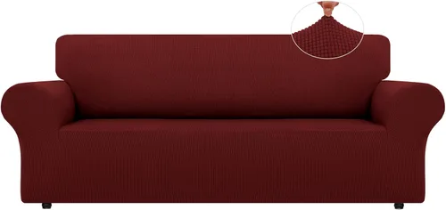 Vista 40 de LURKA Fundas elásticas para silla y sofá de 1 pieza, Fundas para sofá con protector elástico en la parte inferior para niños y perros