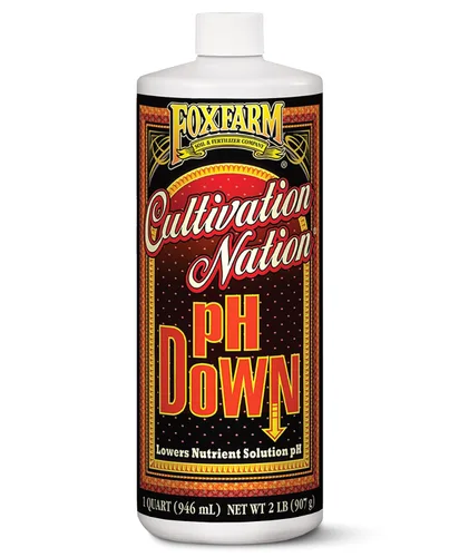 Vista 7 de FoxFarm Cultivation Nation pH Down for Plants' Soluciones de nutrientes - Formulado con ácido cítrico para ajuste - Ideal para suelos e hidroponía