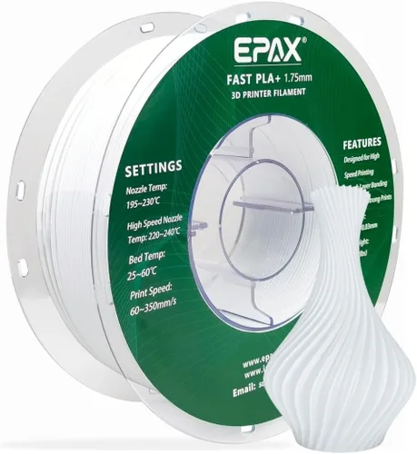 Vista 29 de EPAX High Speed PLA+ Filamento para Impresora 3D, Filamento de Impresión 3D de PLA Rápido, 1.75mm, Precisión Dimensional +/- 0.03 mm, Carrete de 1KG