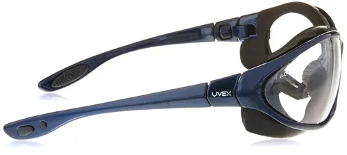 Vista 3 de Uvex Honeywell Home Uvex S0620X - Gafas de seguridad sísmicas color azul metálico con lente transparente antivaho