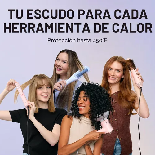 Vista 4 de Wavytalk Blowout Express - Cepillo térmico iónico y espray protector de calor para cabello, 1.69 onzas líquidas