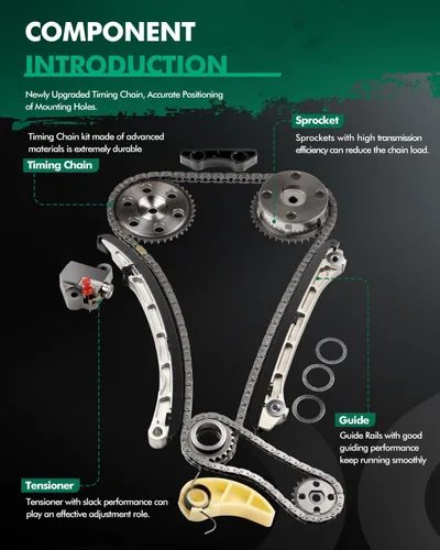 Vista 3 de SCITOO 1L5Z6268AA Kit de juego de cadena de distribución del motor reemplaza para Mazda 3 CX-7 6 2.3L