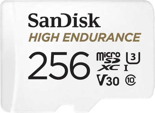 Vista 2 de SanDisk - Tarjeta MicroSDXC de video de alta resistencia de 256 GB para cámaras de tablero funciona con Garmin Mini 2, 47, 57, 67W Series