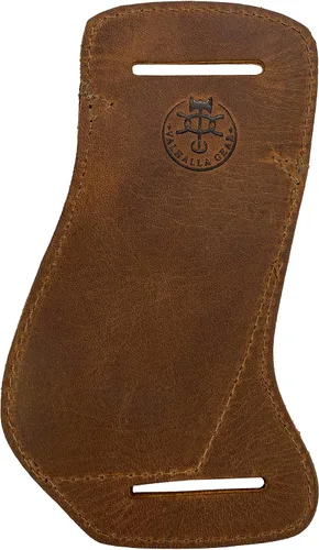 Vista 4 de Funda horizontal para cuchillos hecha a mano de cuero de grano completo - Soporte multiherramienta, estuche de herramientas, accesorios de camping