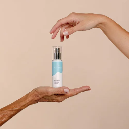 Vista 5 de Santo Remedio, Piel Eterna, Crema facial hidratante, hidrata la piel, hidratante diario, crema de día y noche, contiene ácido hialurónico, vitamina