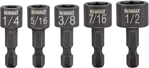 Vista 2 de DEWALT - Juego de destornilladores de tuercas DWAIND-5, compacto, 5 piezas (DWAIND5) (paquete de 3)