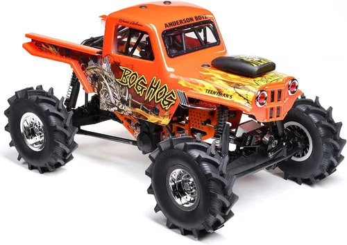 Vista 8 de Losi RC Crawler LMT 4 ruedas de eje sólido Mega Truck sin escobillas RTR Baterías y cargador no incluido Bog Hog LOS04024T2