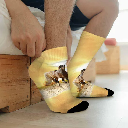 Vista 5 de Pehede Calcetines unisex divertidos, regalos para mujeres y hombres
